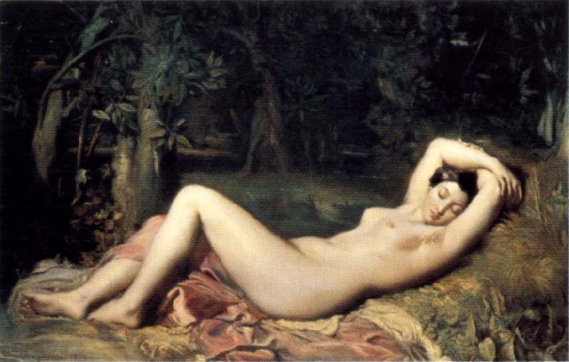 Theodore Chasseriau Sleeping Nymph oil painting image